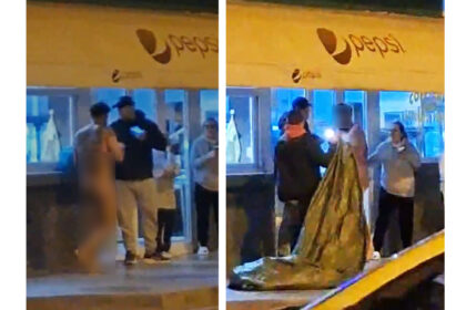 video scene interzise la ciresica in tomis nord un tanar gol pusca surprins de trecatori pe strada 69ab120a71078