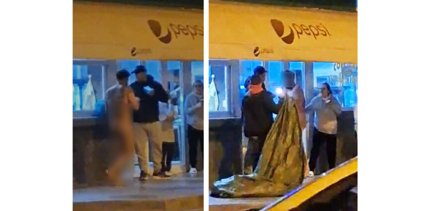 video scene interzise la ciresica in tomis nord un tanar gol pusca surprins de trecatori pe strada 69ab120a71078