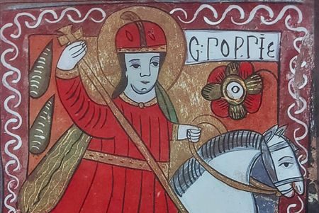 atelier de icoane pe sticla inspirat de sfantul gheorghe patronul primaverii la muzeul de arta populara din constanta 69e70e5c5b24a