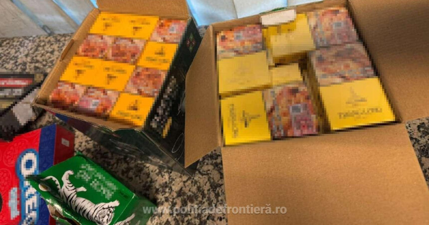 foto aproape 700 de pachete de tigari au fost descoperite pe aeroportul otopeni cum a incercat pasagerul sa pacaleasca controalele 69f1f3ef1d490