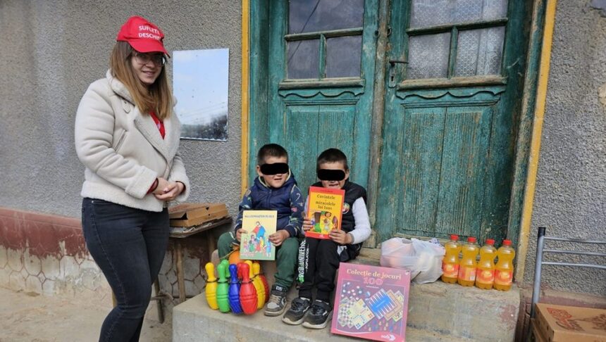 foto asociatia suflete deschise a adus vestea intrarii domnului hristos in ierusalim copiilor din ion corvin ciocarlia si siminoc 69d2324a41c08