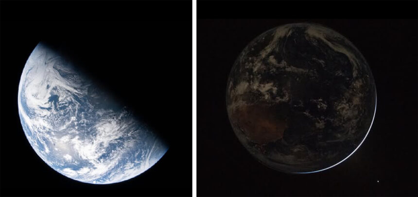 foto astronautii misiunii artemis ii pe drumul spre luna imagini spectaculoase cu pamantul vazut din capsula orion 69cffc1d8a32a