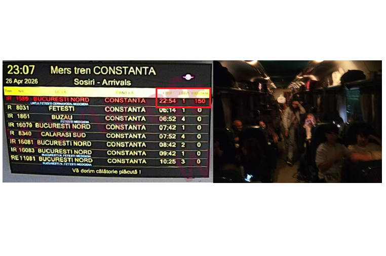 tren blocat in zona lehliu gara dupa defectarea locomotivei trenului ir 1598 spre constanta sute de calatori afectati intarziere de 150 de minute 69ee7542ae3ff