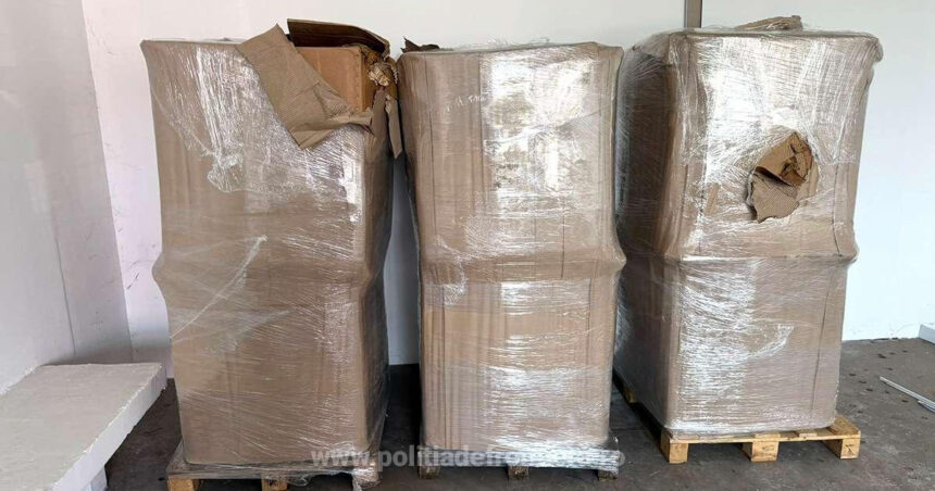 video captura uriasa la giurgiu peste o tona de tutun ilegal a fost descoperita intr o duba 69e35acb48b7c