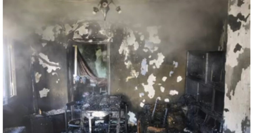 video femeie salvata dintr o casa in flacari la videle un jandarm si un politist au intervenit inainte de sosirea pompierilor 69dcc34b3a398