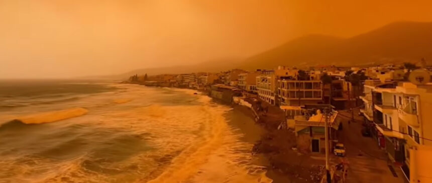 video imagini spectaculoase cu norul de praf saharian ce a acoperit turcia 69d011387fc9d