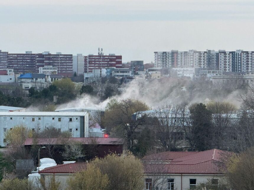 video incendiu devastator intr un bloc din cartierul henri coanda din constanta a fost activat planul rosu de interventie 69de6f017bbf6