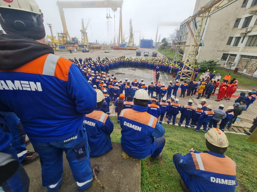 ziua de care angajatii damen shipyards mangalia sa se temeau oamenii afla astazi daca societatea intra in faliment maine protest masiv in mangalia 69eec99621519