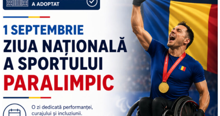 1 septembrie devine ziua nationala a sportului paralimpic legea a fost promulgata de nicusor dan 6a07211359bcd
