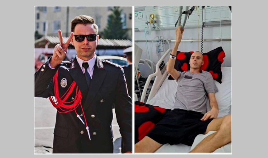 apel umanitar pentru alex un tanar pompier de la dsu tatal unei fetite de 5 anisori diagnosticat cu o forma agresiva de cancer salvatorul are acum o sansa reala dar este nevoie de sprijinul tutur 6a0599220e064