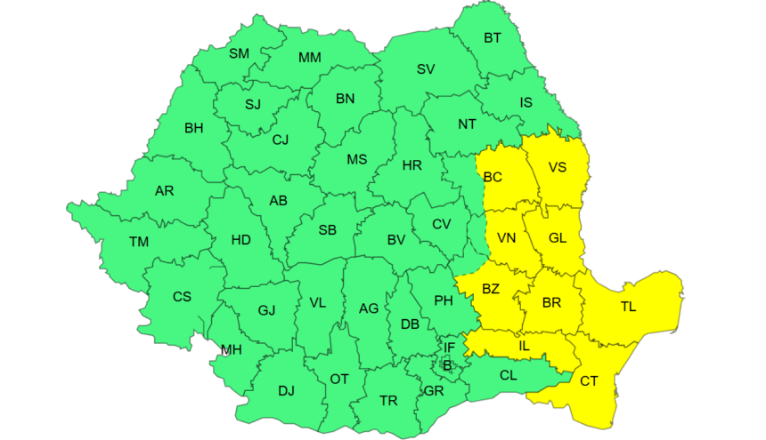 cod galben de vant si vreme instabila in dobrogea in acest week end meteorologii anunta ploi descarcari electrice si posibil grindina 6a113e5c3dd43