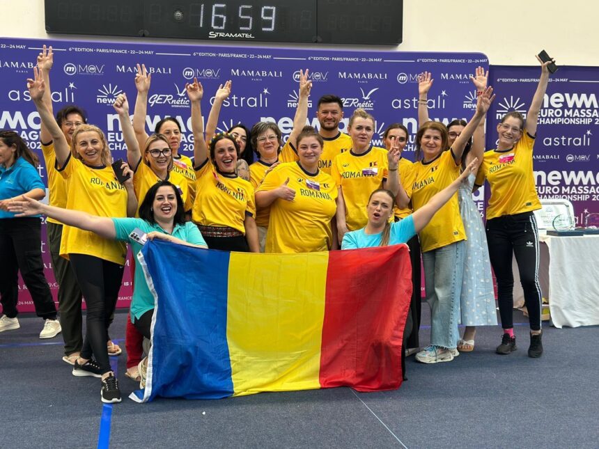 foto echipa coordonata de constanteanca cristina vaporidis a obtinut locul iii la euro massage championship competitie desfasurata la paris intre 22 si 24 mai 6a16dc57dcb2e