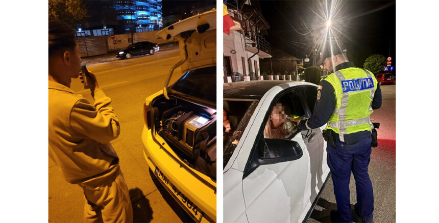 foto razii de amploare in judetul tulcea politistii au verificat masinile tunate si i au cautat pe soferii beti la volan 6a09638b4d4c4