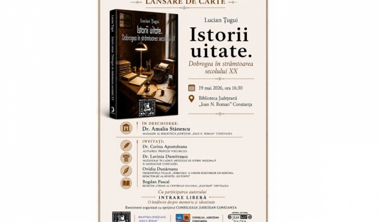 lansare de carte la biblioteca judeteana constanta istorii uitate dobrogea in stramtoarea secolului