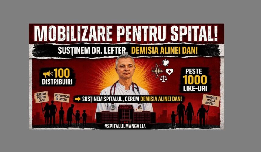 mangalia apel pe facebook pentru sustinerea fostului director dan lefter vom organiza un protest masiv in fata conducerii spitalului 69fb7db9454af