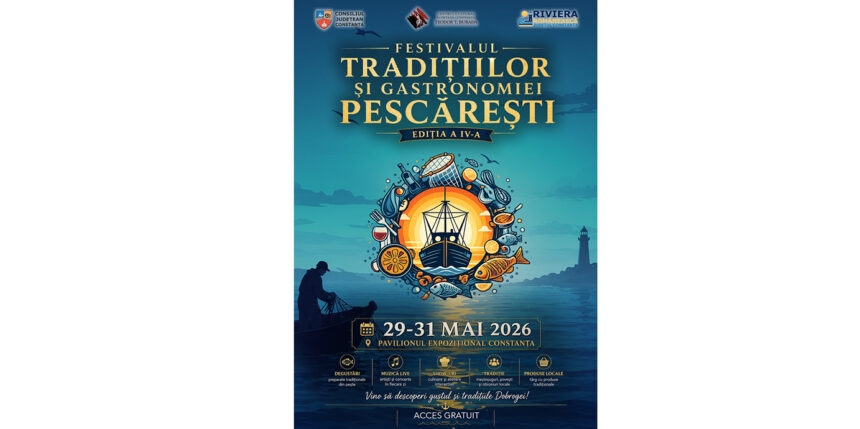 sarbatoare la malul marii festivalul traditiilor si gastronomiei pescaresti 2026 eveniment organizat de centrul cultural teodor burada cu sprijinul cjc 6a021c4c27812