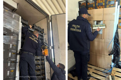 video captura uriasa la granita cu bulgaria tigari de peste 2 milioane de euro ascunse printre portocale 69fdac908a0b4