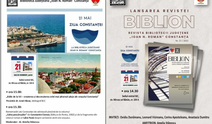 zilele constantei marcate la biblioteca judeteana ioan n roman 6a0d4e46b249d