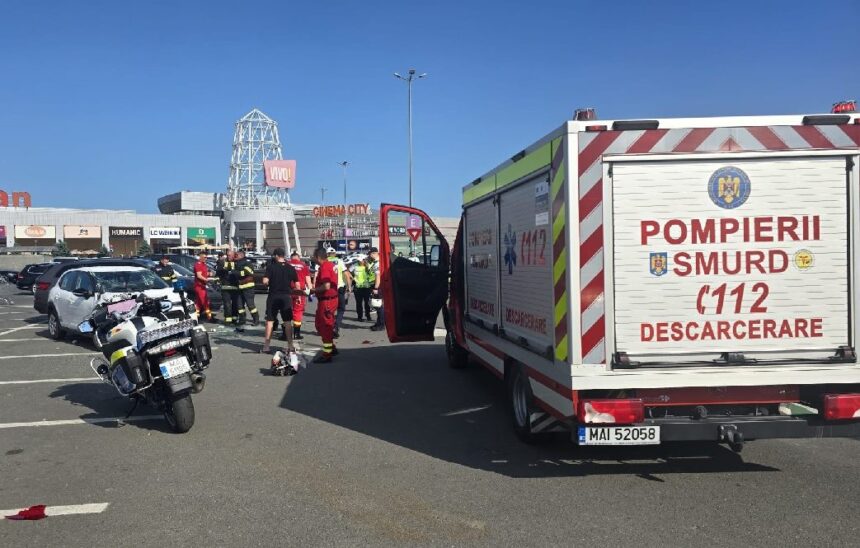 accident in parcarea unui mall din constanta o femeie a ajuns la spital 6a3ffd8f34fd2