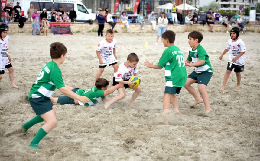 atmosfera plina de energie la festivalul de minirugby pe plaja de la navodari 6a209336b996c