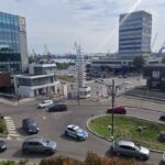 foto atentie soferi politistii rutieri dirijeaza traficul in zona peninsulara la poarta 1 aglomeratie pe strazile din peninsula constanta 6a1da1644d3c3
