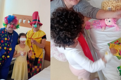 foto copiii internati in spitalele din constanta rasfatati cu daruri clovni si surprize prin grija asociatiei suflete deschise si a societatii arimex comexim 2000 srl 6a1dbd80df8de