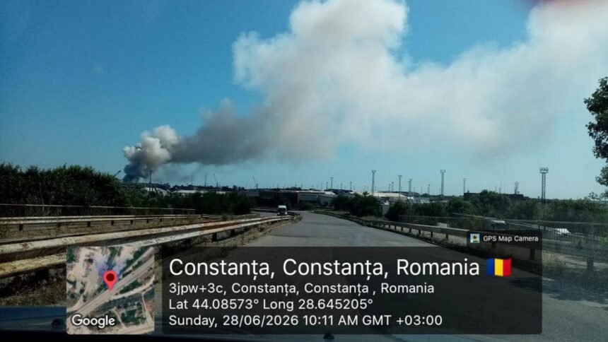 garda de mediu a demarat controale dupa incendiul de la agigea laboratorul de mediu monitorizeaza calitatea aerului 6a4140ffb64a7