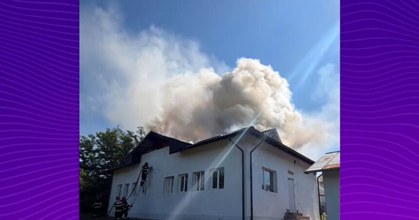 incendiu la o gradinita din prahova zeci de copii au fost evacuati 6a27d74d179b8