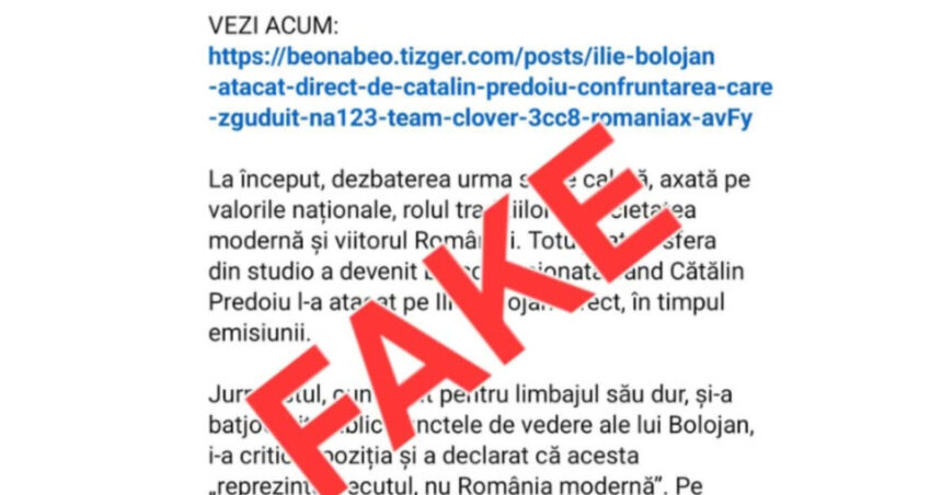 mai avertizeaza conturi false pe retelele sociale raspandesc informatii despre ilie bolojan si catalin predoiu 6a1df7a0cdd43