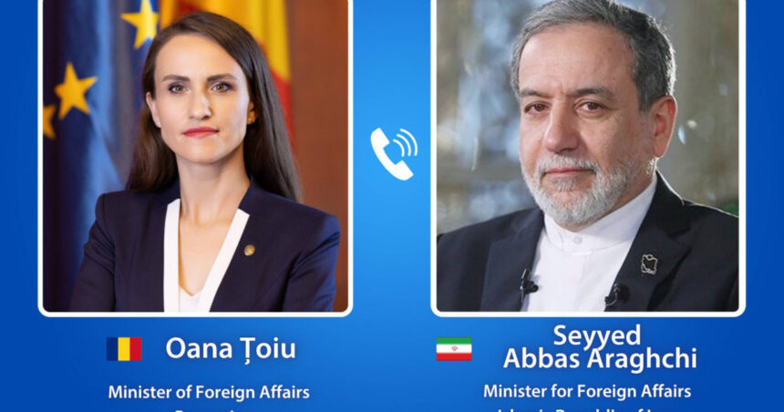 oana toiu discutie cu seful diplomatiei iraniene am subliniat necesitatea redeschiderii in conditii de siguranta a stramtorii ormuz 6a3eca10684c8