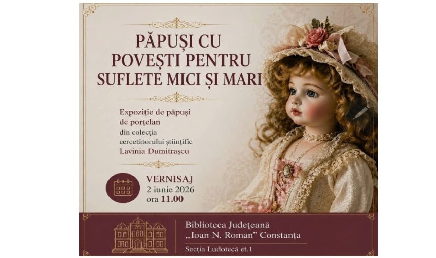 povestea papusilor din portelan o expozitie pentru copii gazduita maine la biblioteca judeteana din constanta 6a1d498ddec0c