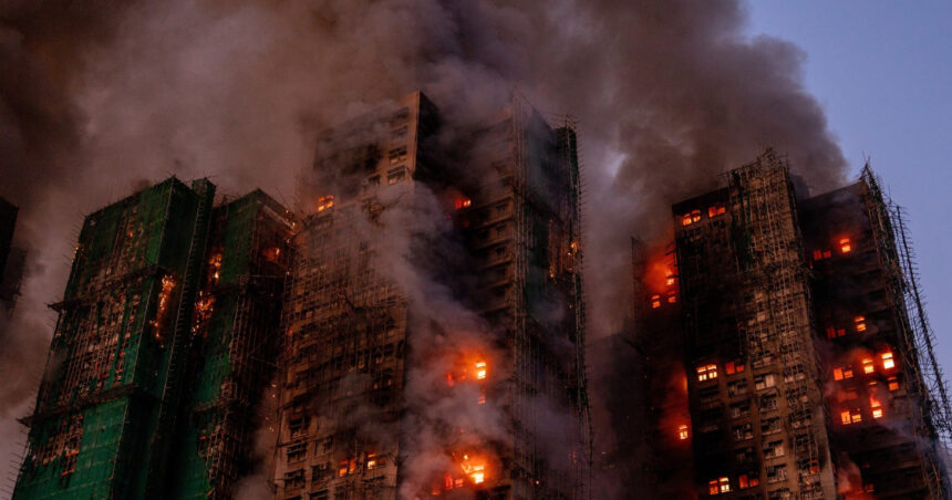 sapte persoane si doua companiiinculpate dupa incendiul din hong kong din noiembrie care a facut 168 de morti 6a29ce181e722