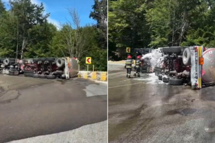 video pericol pe dn7 cisterna cu 31 de tone de benzina s a rasturnat in arges trafic blocat pe ambele sensuri soferul a ajuns la spital 6a3517ce1c727