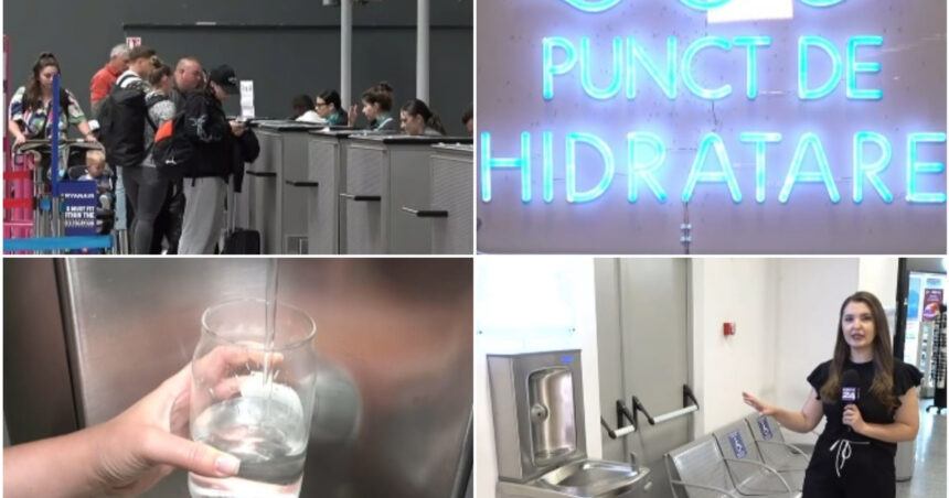 video salvam apa salvam pet uri inca un aeroport important din tara intra pe lista celor care ofera pasagerilor apa potabila gratuita 6a224bf1e756d