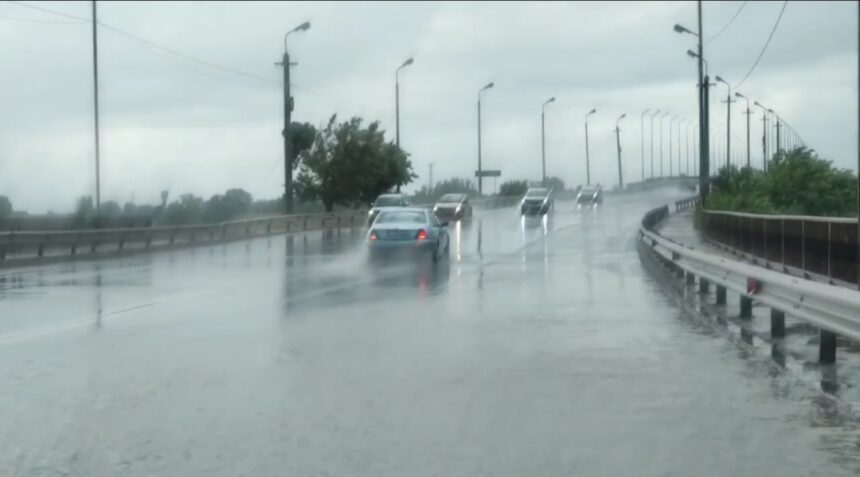 video sosele inundate in sudul litoralului in plin cod portocaliu de vreme rea 6a2552205dd70