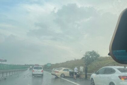 atentie soferi accident pe autostrada soarelui spre constanta circulatia este restrictionata 6a46a313bdb54