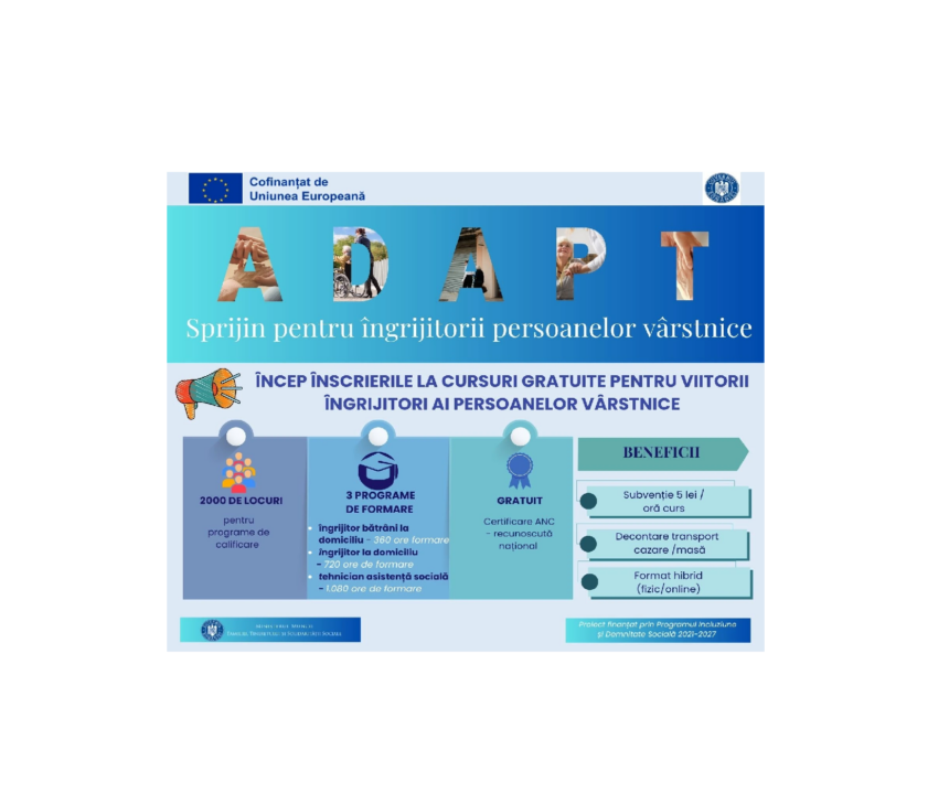 de astazi incep inscrierile la cursurile gratuite pentru viitorii ingrijitori ai persoanelor varstnice 6a454029d0a01