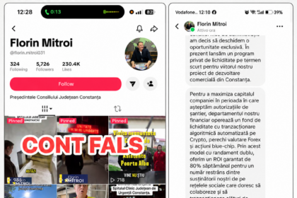 florin mitroi vizat de o tentativa de frauda online un cont fals cere bani in numele sau 6a5f469b9ea75