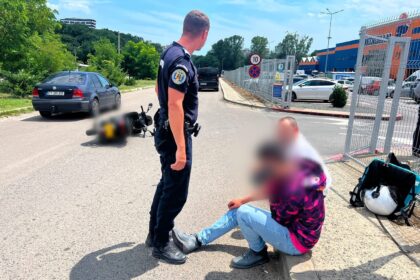 foto video accident rutier pe bulevardul tomis livrator ranit de un microbuz 6a63614f8ca61