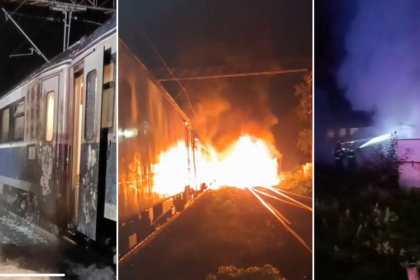 trenul ir suceava constanta a lovit un autocamion la o trecere la nivel camionul a luat foc circulatia feroviara este afectata 6a627cb8546af