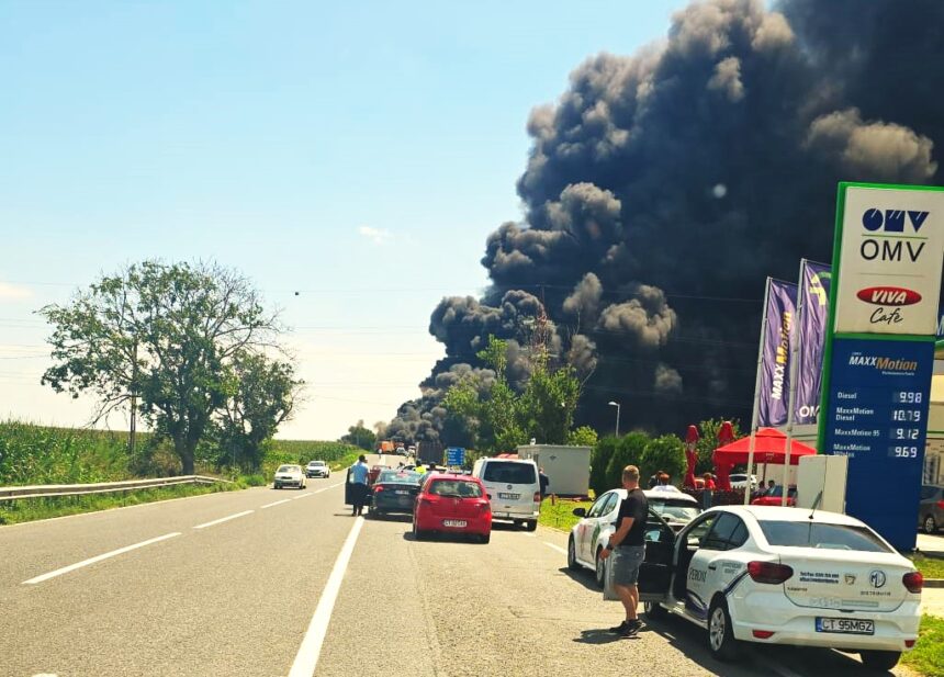 video alerta la harsova cisterna implicata intr un accident urmat de incendiu 6a688138214b5