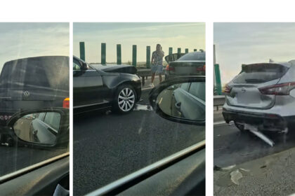 video doua accidente rutiere in lant pe autostrada a2 in decurs de cinci minute 6a67248448062