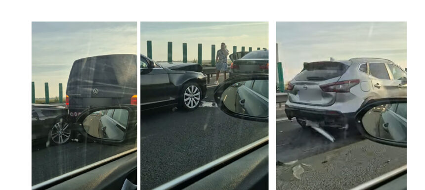 video doua accidente rutiere in lant pe autostrada a2 in decurs de cinci minute 6a67248448062