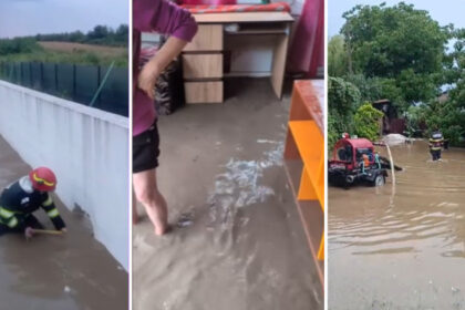 video inundatii in mai multe localitati din prahova pompierii evacueaza apa din case si gospodarii hidrologii au emis cod rosu 6a60610ac9d43