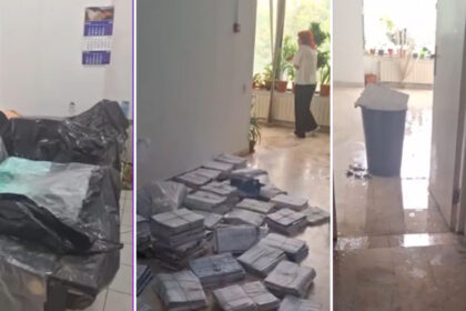 video sediul trezoreriei municipiului bucuresti inundat in urma furtunii dosare calculatoare si echipamente afectate de apa infiltrata 6a44fee34e672