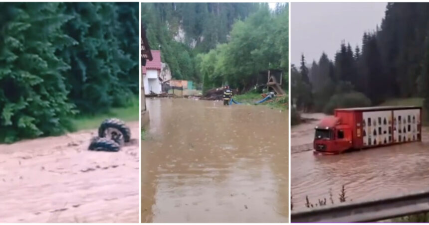 video viitura pe raul bistrita in suceava au fost inundate mai multe locuinte dupa codul rosu 6a47743501edb