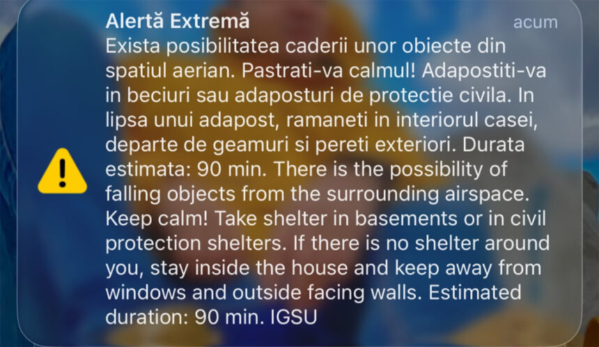alerta extrema locuitorii judetului tulcea avertizati de posibilitatea caderii unor obiecte din spatiul aerian 6a71e8c4c3215