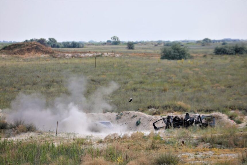 atentie nu intrati in perimetrul poligonului capu midia sau pe sectorul de plaja adiacent au loc testari de mine 6a704a02cd84a