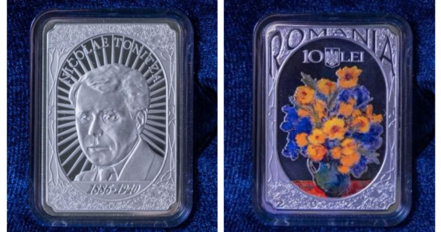 bnr lanseaza prima moneda in forma de tablou colorata din argint din seria pictori romani 6a8bf09b146c3