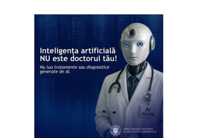 dnsc avertizeaza nu va bazati exclusiv pe inteligenta artificiala pentru decizii medicale 6a93281a767cf
